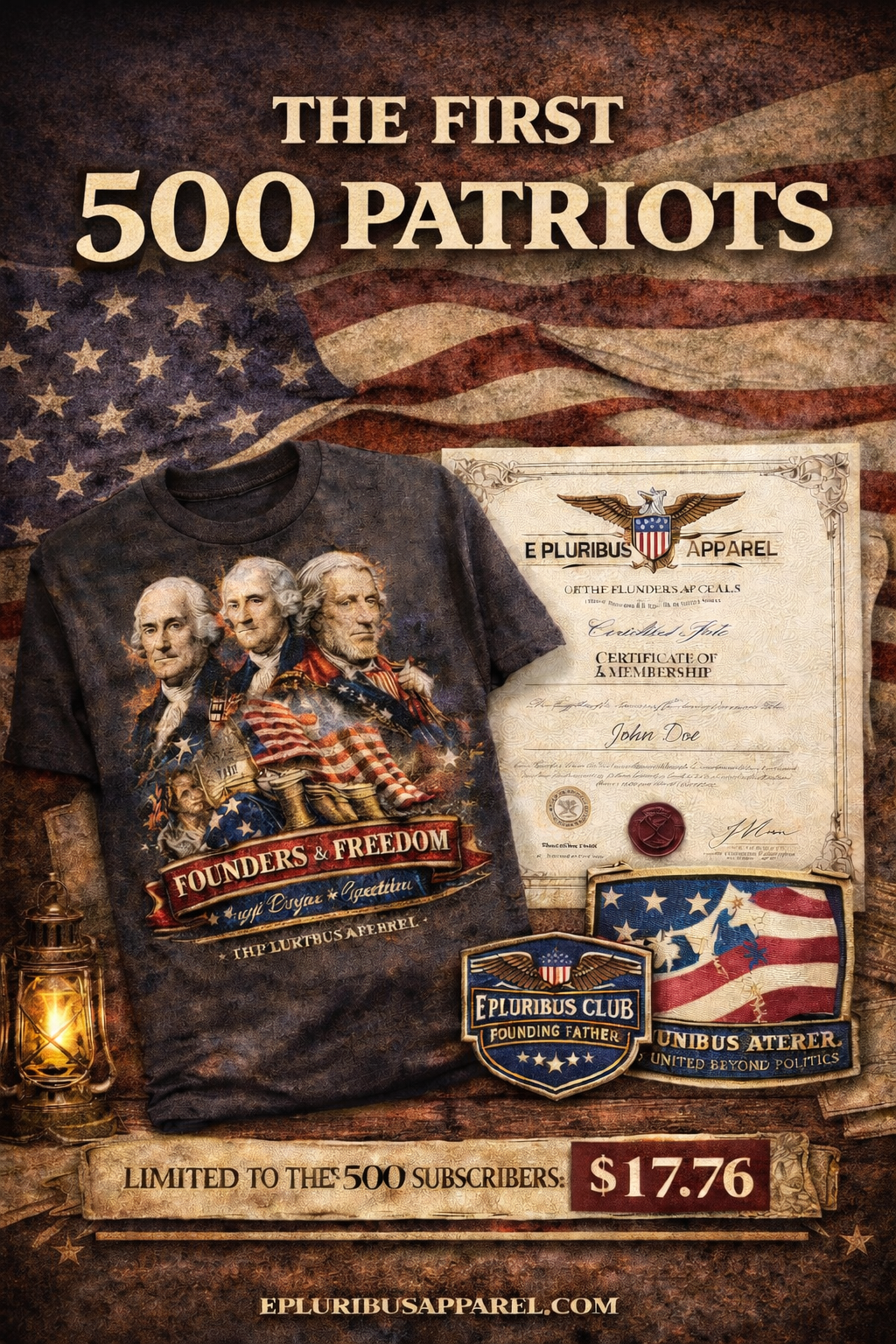 Join the Founding Father's Club